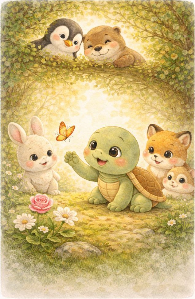 Beispielband „Fitz“ — eine kleine Schildkröte und ihre Familie